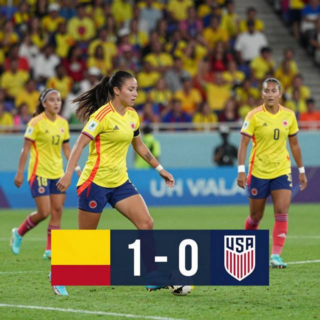 U20 nữ Colombia đánh bại U20 nữ Mỹ 1-0 trong trận giao hữu quốc tế
